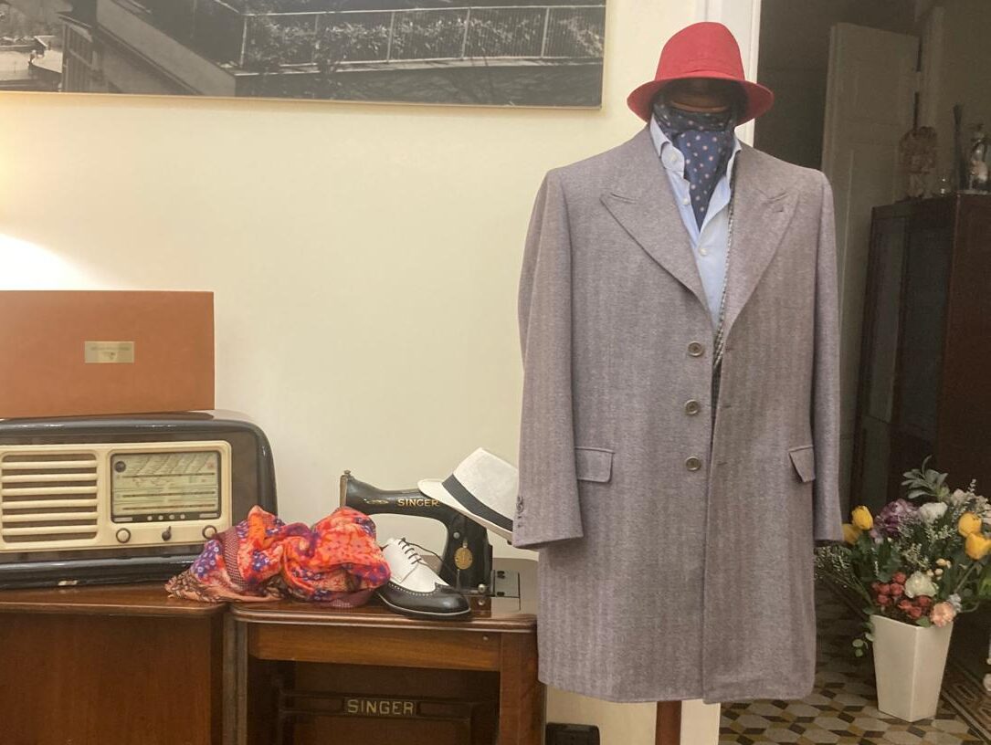Cappottella napoletana in Vicuña sartoria napoletana antonelli made in italy handmade tailor